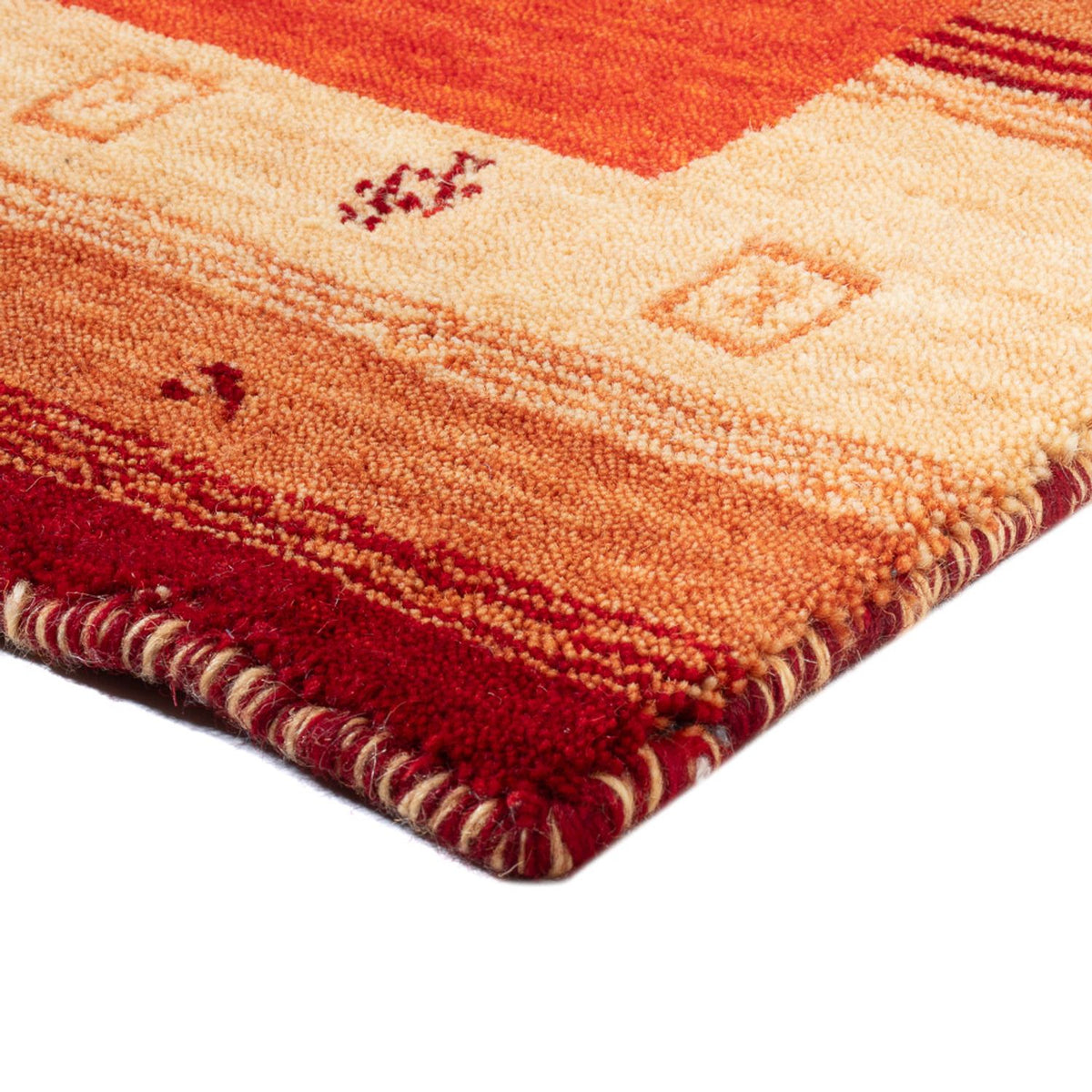 Gabbeh Teppich - Indus - 145 x 70 cm - orange