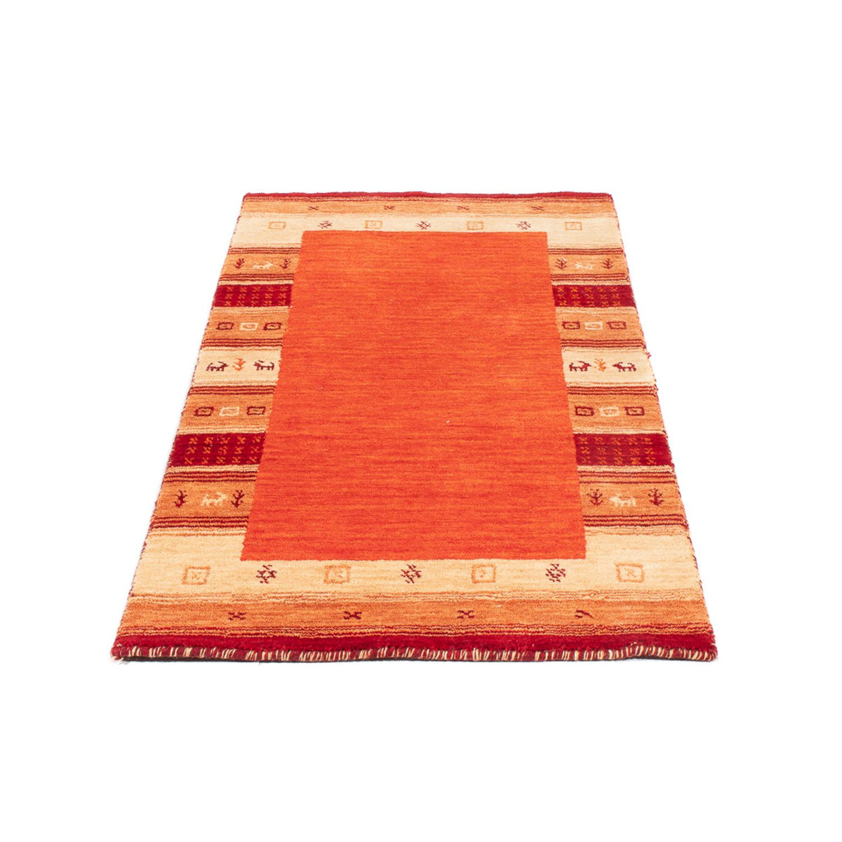 Gabbeh Teppich - Indus - 145 x 70 cm - orange