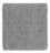 Wollteppich quadratisch  - 30 x 30 cm - grau