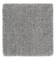 Wollteppich quadratisch  - 30 x 30 cm - grau