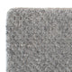 Wollteppich quadratisch  - 30 x 30 cm - grau