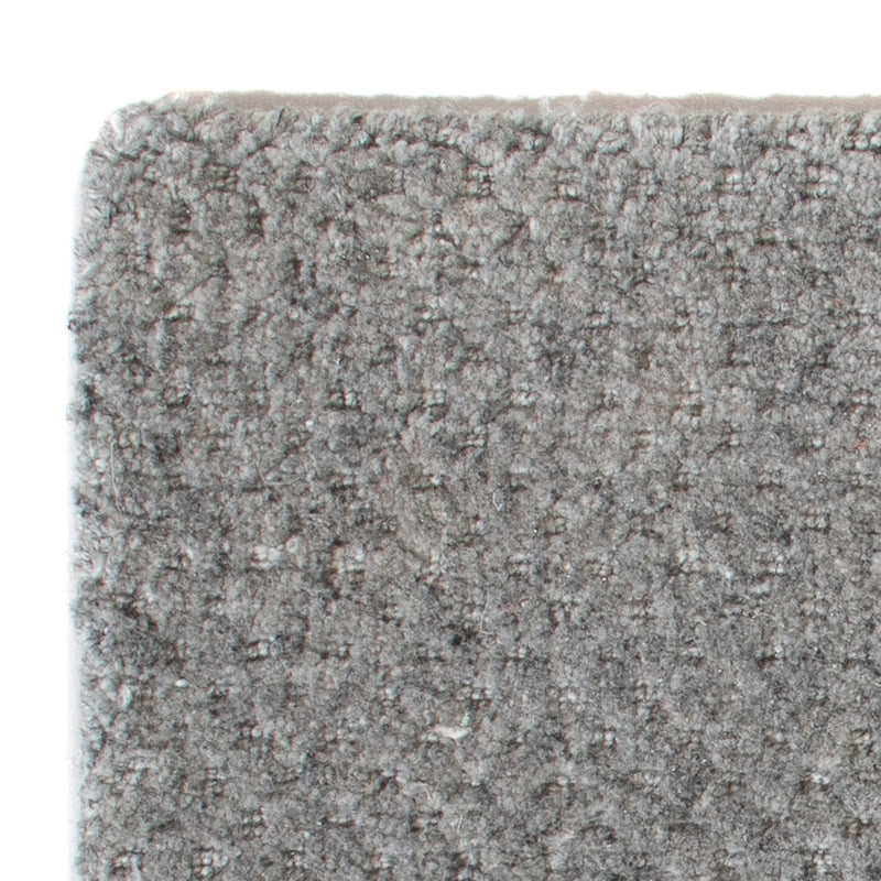Wollteppich quadratisch  - 30 x 30 cm - grau