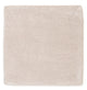 Wollteppich quadratisch  - 30 x 30 cm - hellgrau