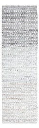 Läufer Woll - 104 x 33 cm - hellgrau