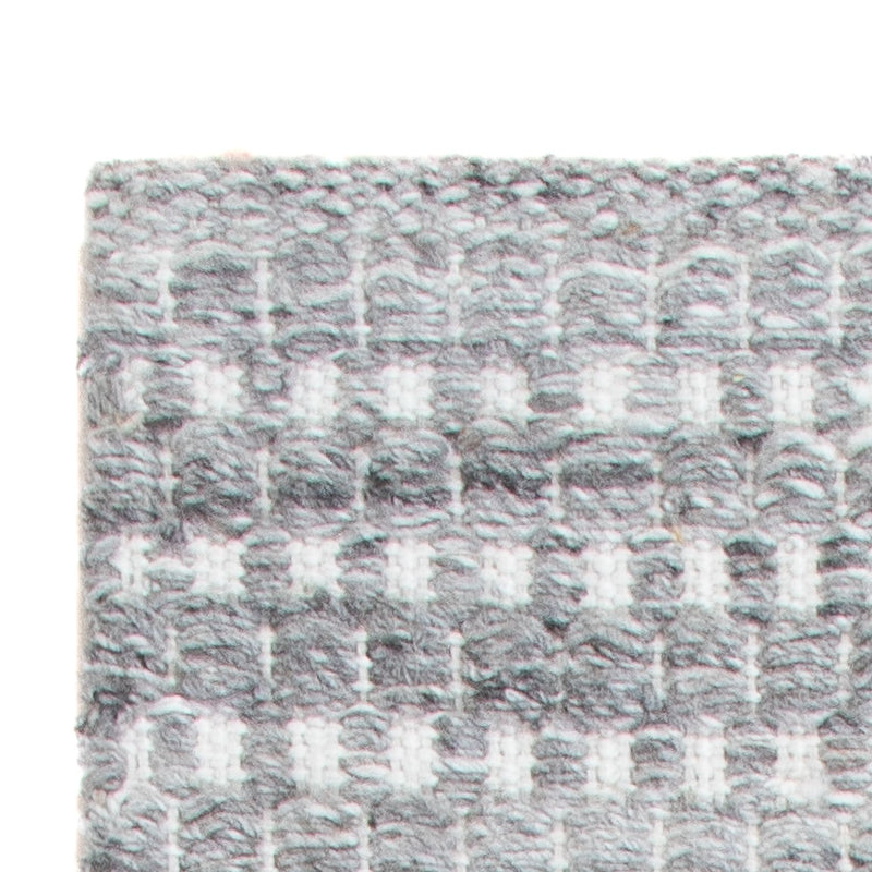 Läufer Woll - 104 x 33 cm - hellgrau