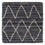 Wollteppich quadratisch  - 42 x 42 cm - anthrazit