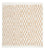 Wollteppich quadratisch  - 35 x 32 cm - beige