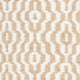 Wollteppich quadratisch  - 35 x 32 cm - beige