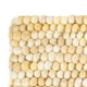 Wollteppich quadratisch  - 32 x 32 cm - hellbeige
