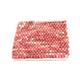 Wollteppich quadratisch  - 25 x 25 cm - hellrot