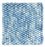 Wollteppich quadratisch  - 25 x 25 cm - hellblau
