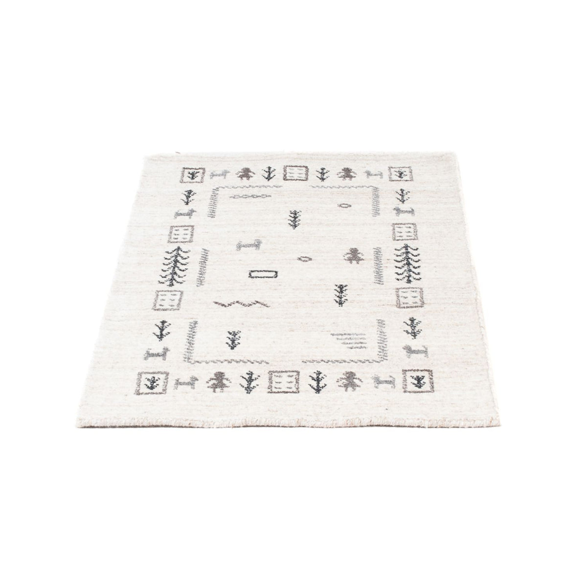 Gabbeh Teppich - Indus - 90 x 60 cm - beige