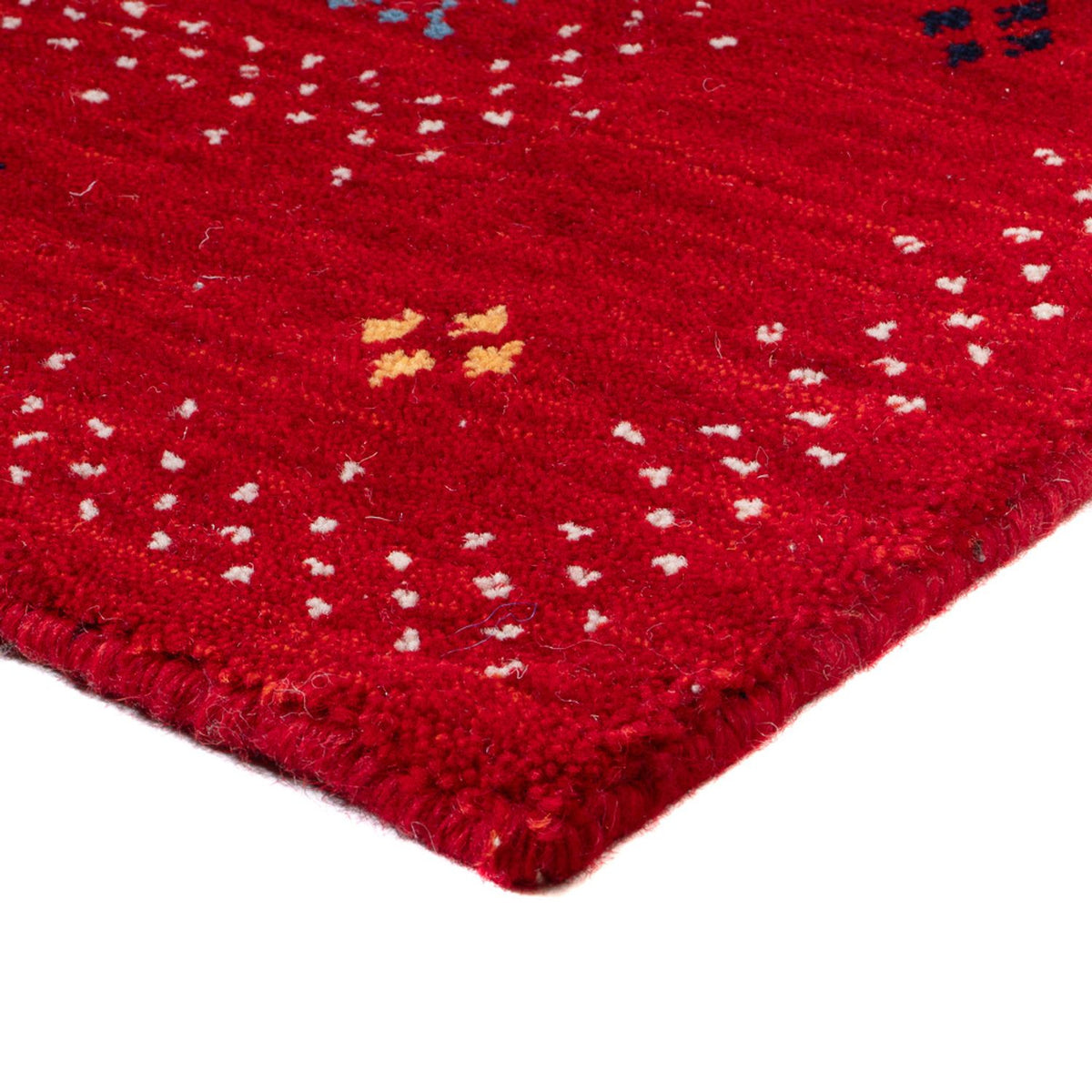 Gabbeh Teppich - Loribaft Softy - 90 x 60 cm - rot