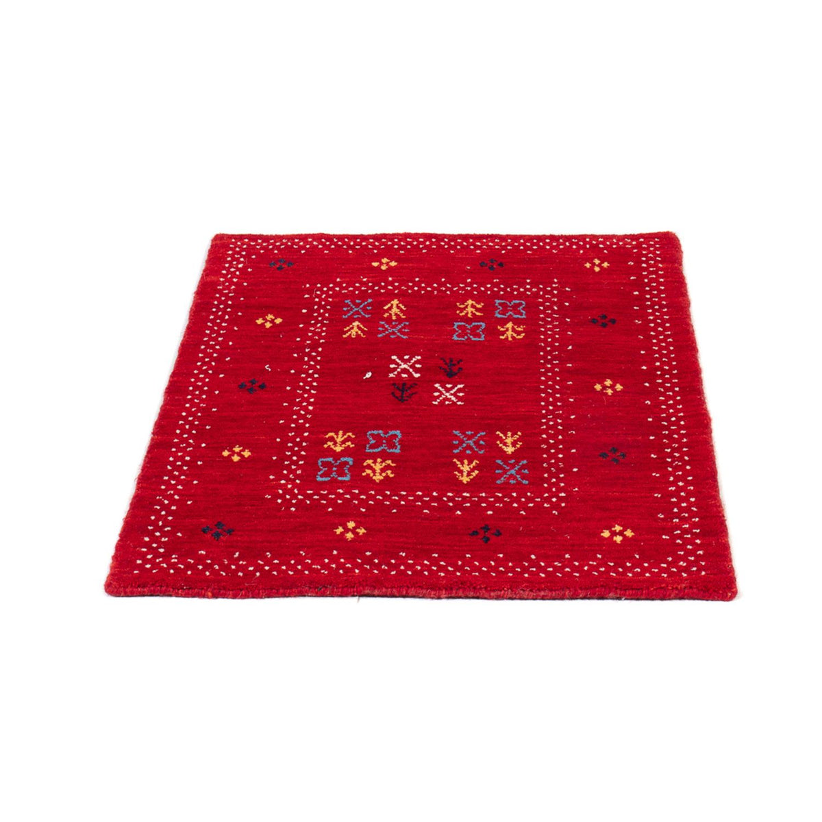 Gabbeh Teppich - Loribaft Softy - 90 x 60 cm - rot