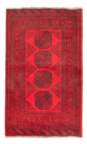 Afghan Teppich - Filpa - 155 x 100 cm - rot