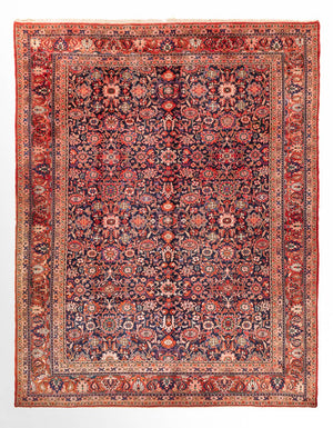 Perserteppich - Nomadic - 300 x 250 cm - dunkelrot