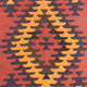 Läufer Kelim - Old - 423 x 140 cm - dunkelrot