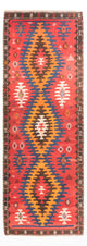 Läufer Kelim - Old - 430 x 155 cm - rot