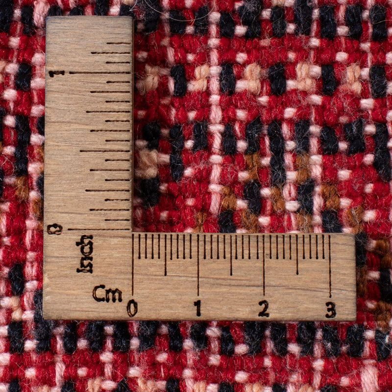 Turkaman Teppich - 100 x 50 cm - dunkelrot