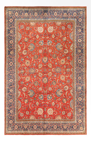Perserteppich - Täbriz - 393 x 266 cm - rot