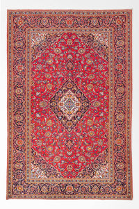Perserteppich - Keshan - 300 x 218 cm - rot