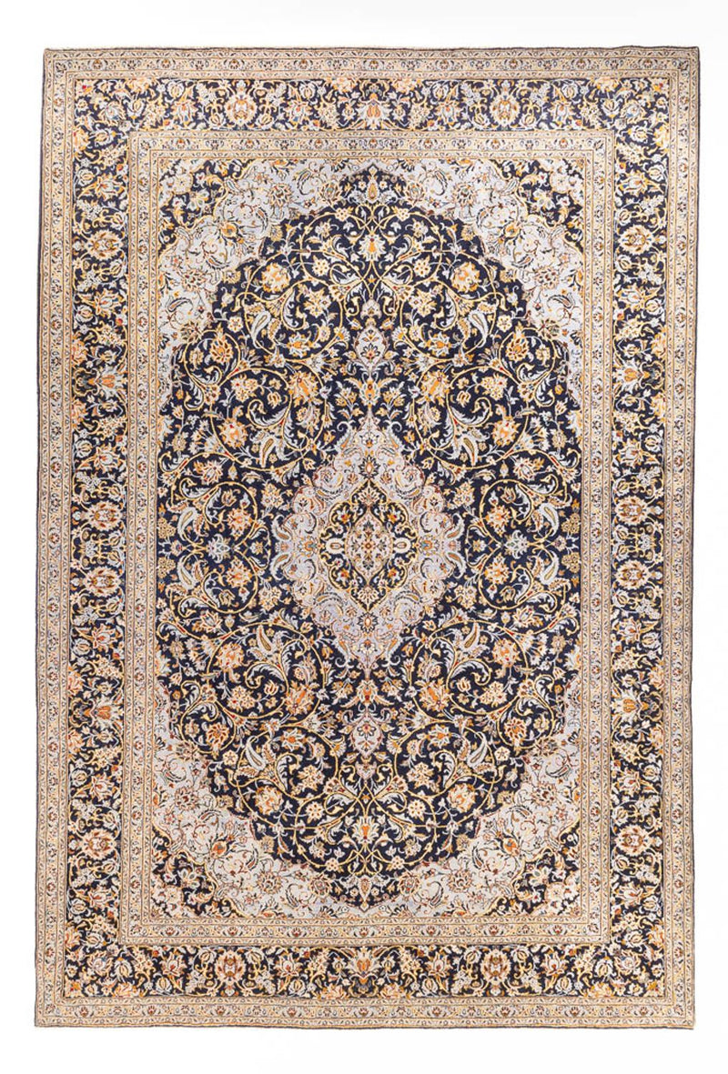 Perserteppich - Keshan - 425 x 307 cm - dunkelblau