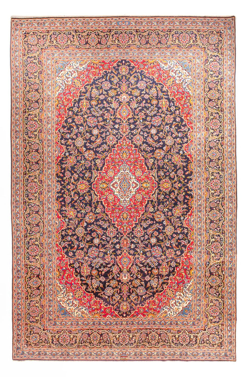 Perserteppich - Keshan - 445 x 310 cm - dunkelblau