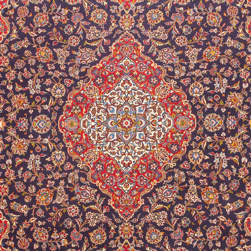 Perserteppich - Keshan - 380 x 295 cm - dunkelblau