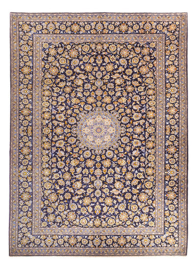 Perserteppich - Keshan - 318 x 420 cm - dunkelblau