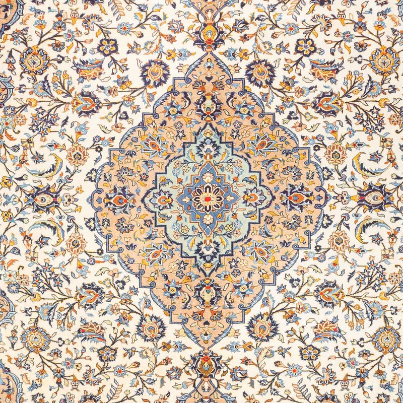 Perserteppich - Keshan - 405 x 302 cm - dunkelbeige