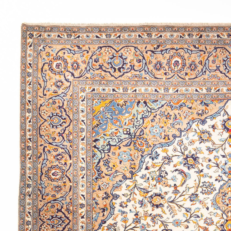 Perserteppich - Keshan - 405 x 302 cm - dunkelbeige