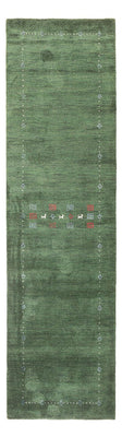 Läufer Gabbeh - Indus - 300 x 80 cm - grün