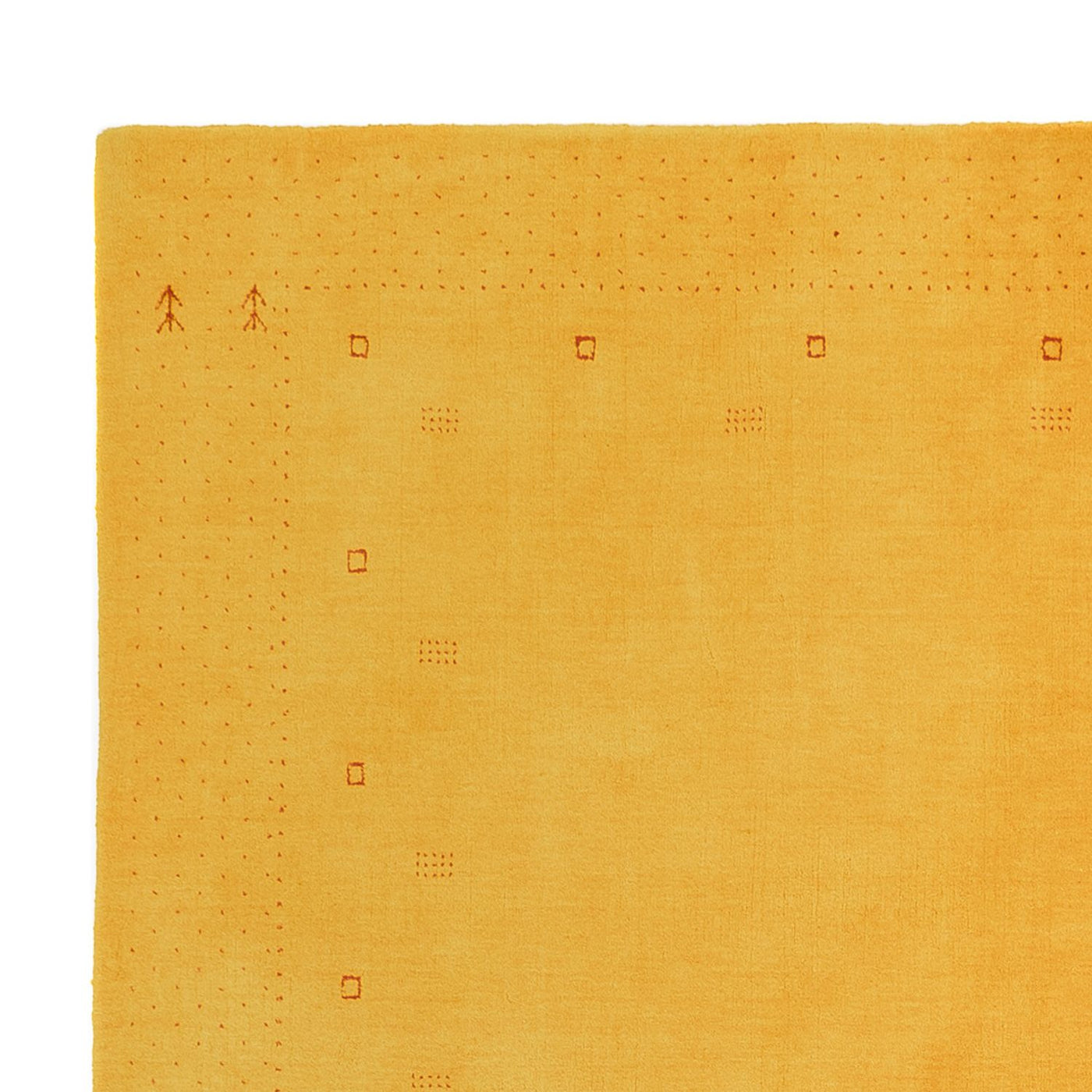 Gabbeh Teppich - Loribaft Indus - 244 x 180 cm - gelb