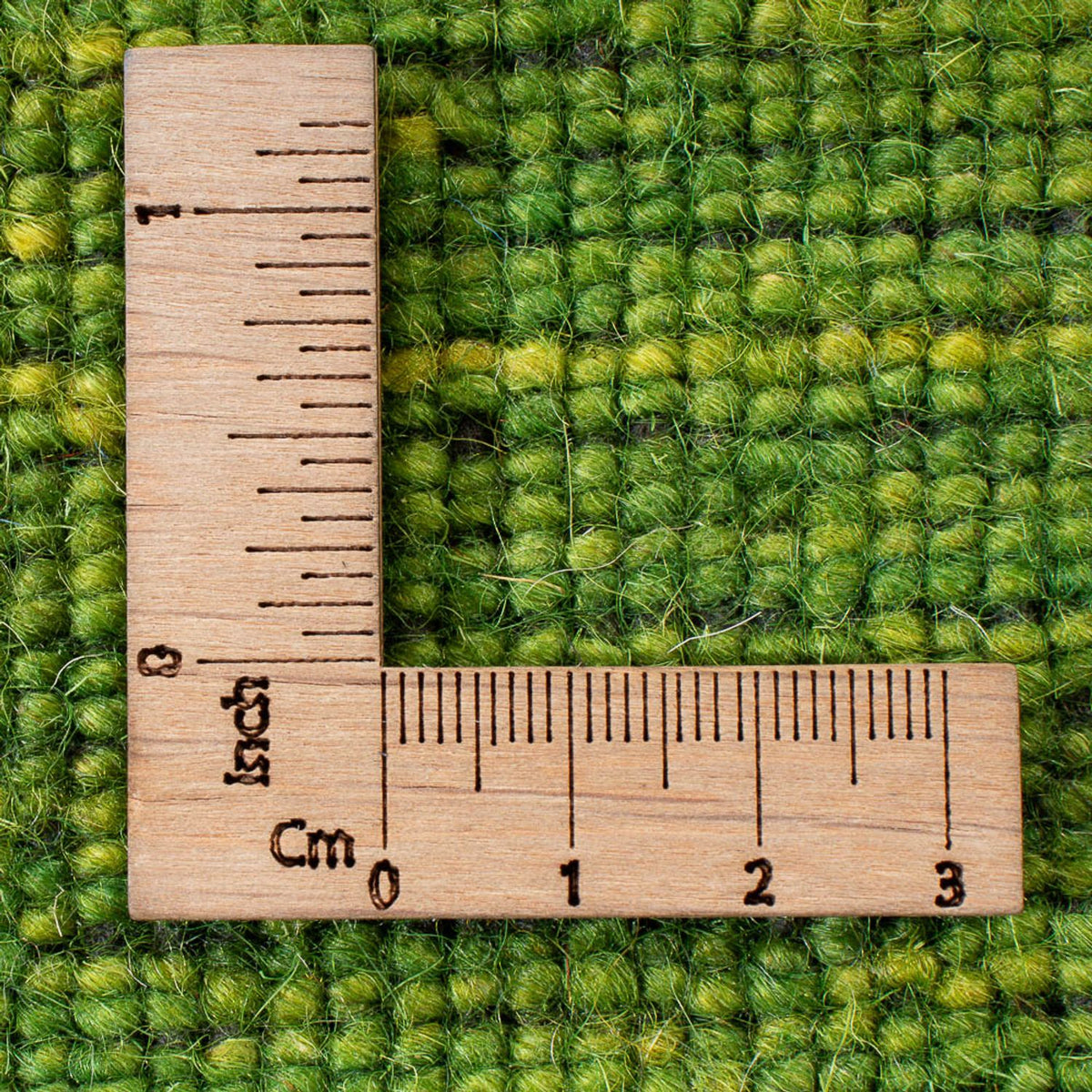 Gabbeh Teppich - Softy - 60 x 40 cm - grün