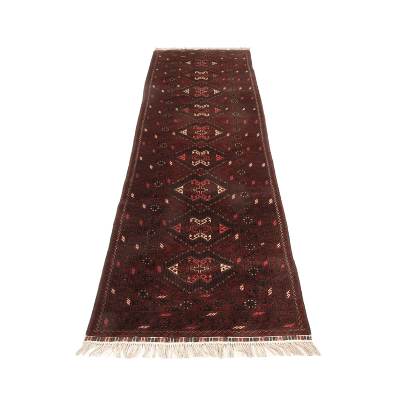 Läufer Afghan - 293 x 78 cm - rot