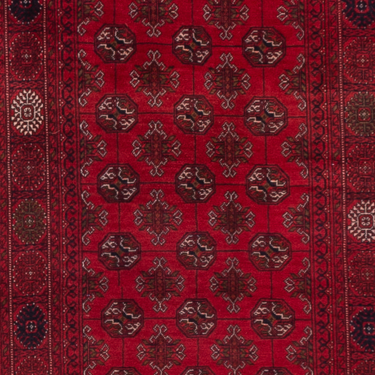 Läufer Afghan - Buchara - 296 x 78 cm - rot