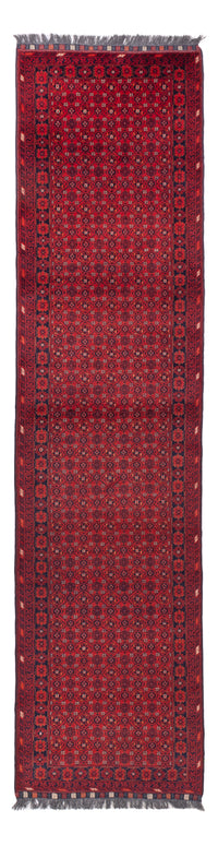 Läufer Afghan - Buchara - 332 x 76 cm - rot