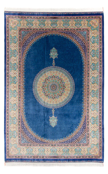 Perserteppich - Ghom - 300 x 200 cm - blau