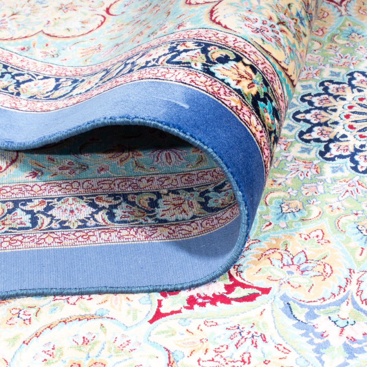 Perserteppich - Ghom - 300 x 200 cm - blau