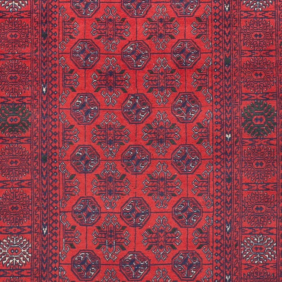 Läufer Afghan - Buchara - 479 x 89 cm - rot