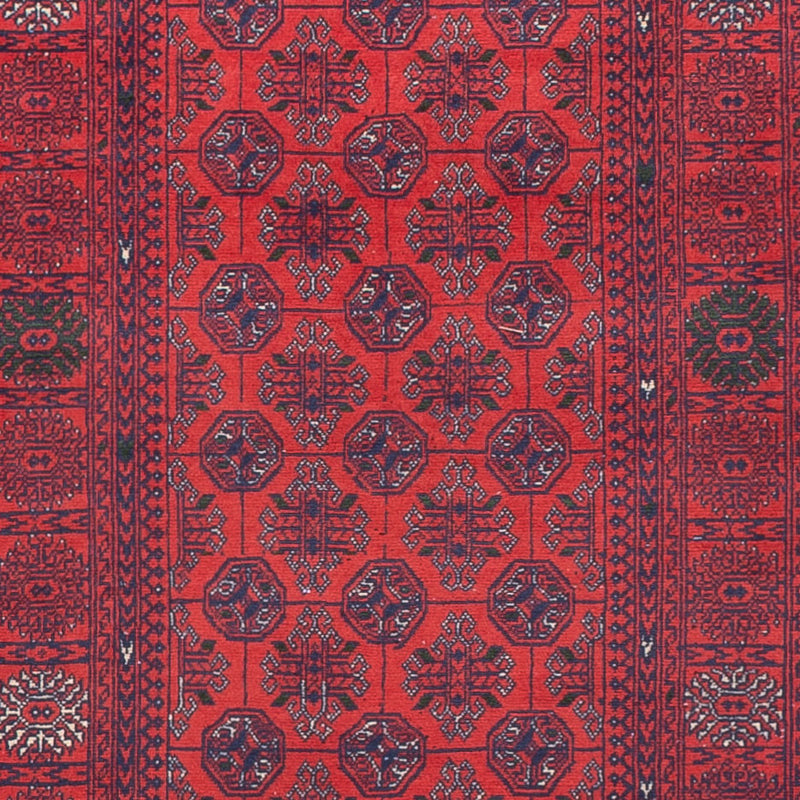 Läufer Afghan - Buchara - 479 x 89 cm - rot