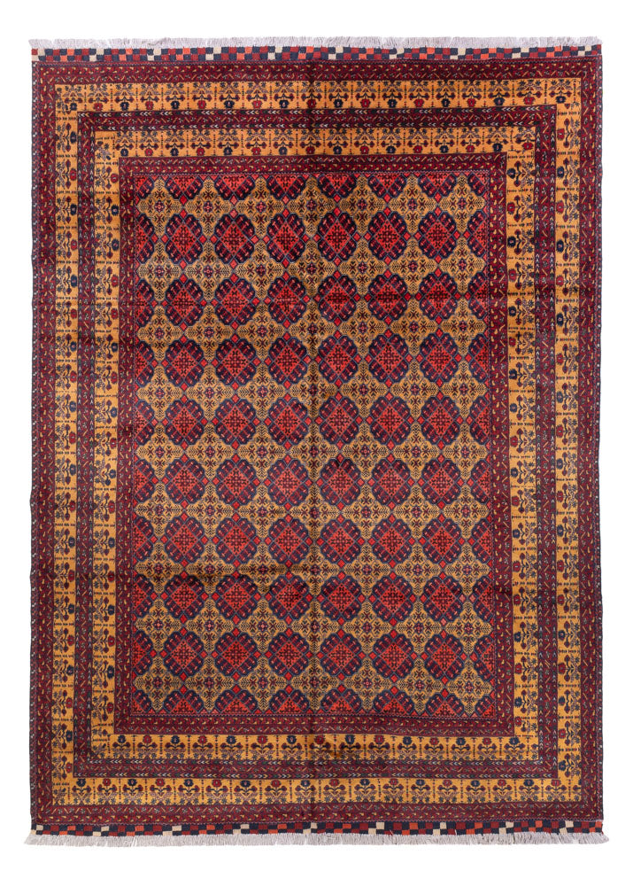 Afghan Teppich - 333 x 240 cm - dunkelbeige
