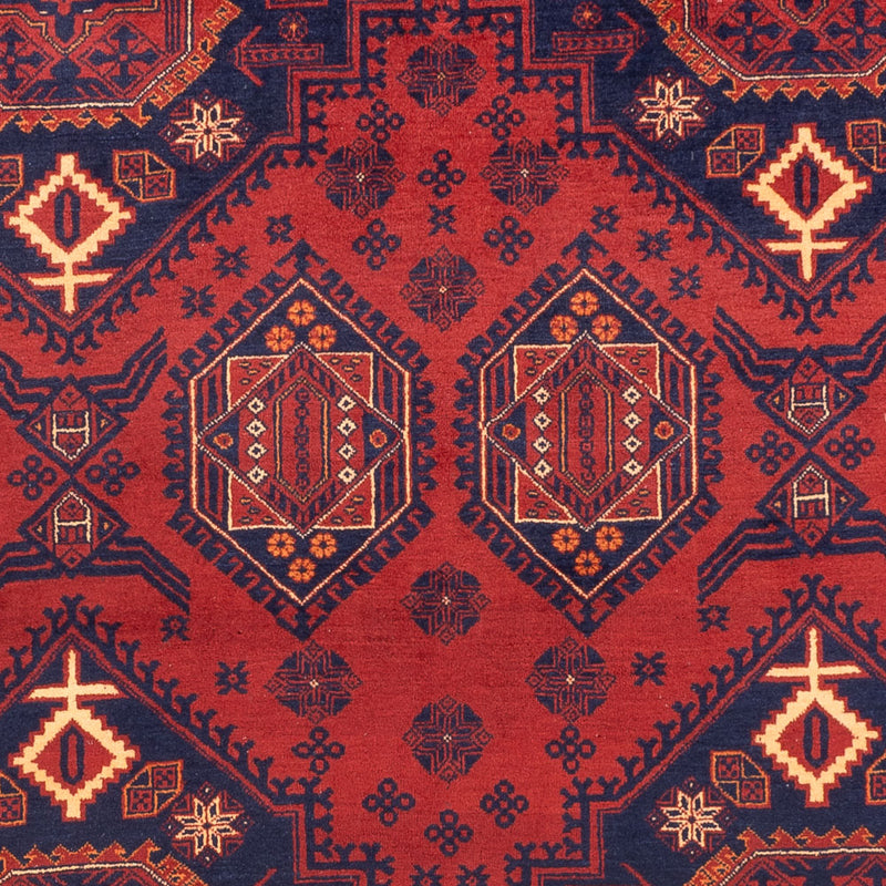Afghan Teppich - 303 x 200 cm - rot