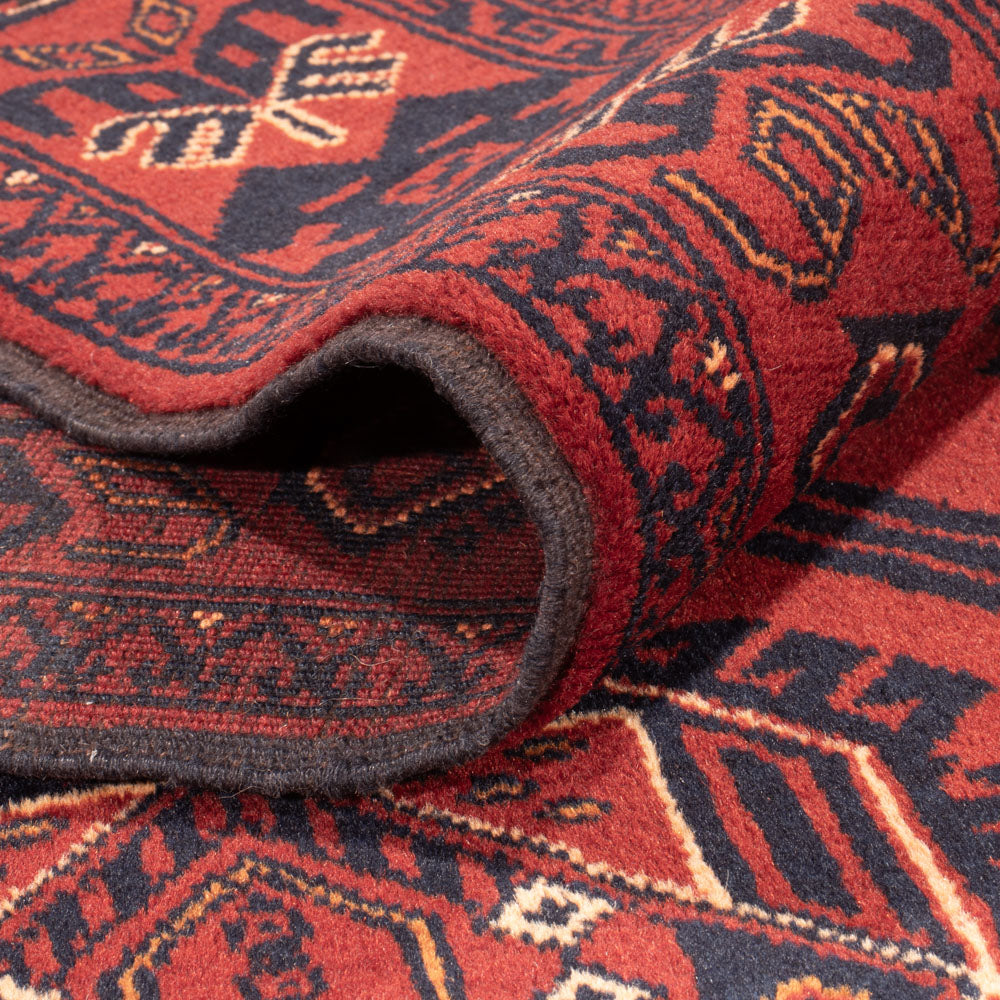 Afghan Teppich - 303 x 200 cm - rot