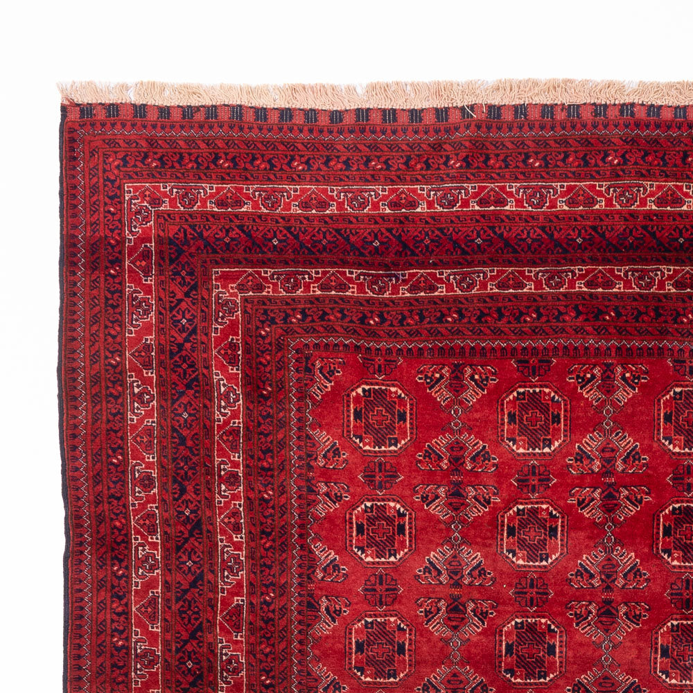 Afghan Teppich - 275 x 203 cm - rot