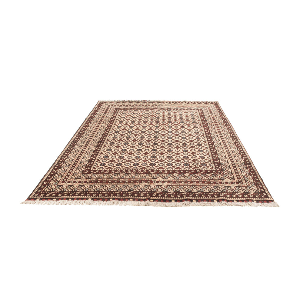 Afghan Teppich - 281 x 194 cm - hellbeige