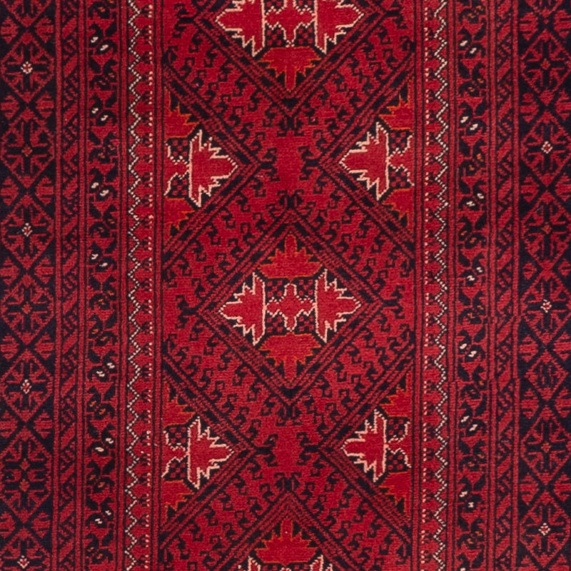 Läufer Afghan - 390 x 77 cm - rot