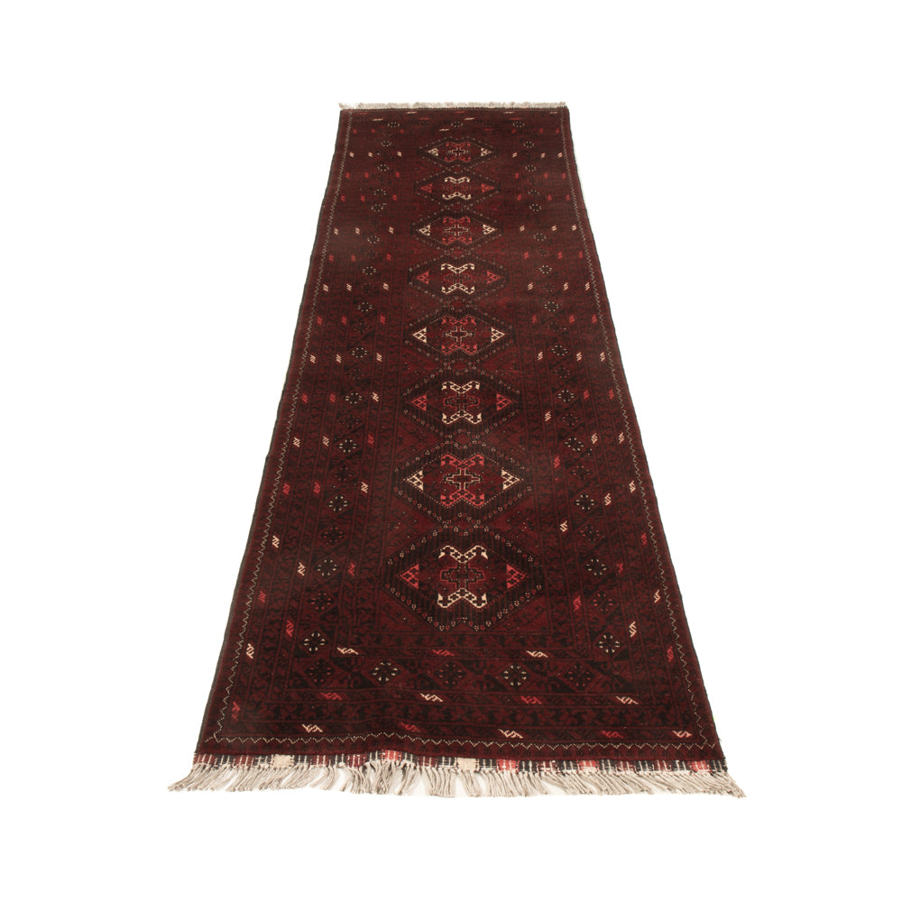 Läufer Afghan - 295 x 79 cm - rot
