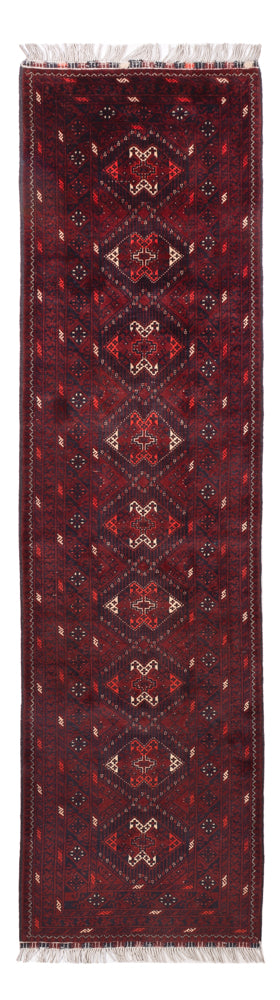 Läufer Afghan - 300 x 79 cm - rot