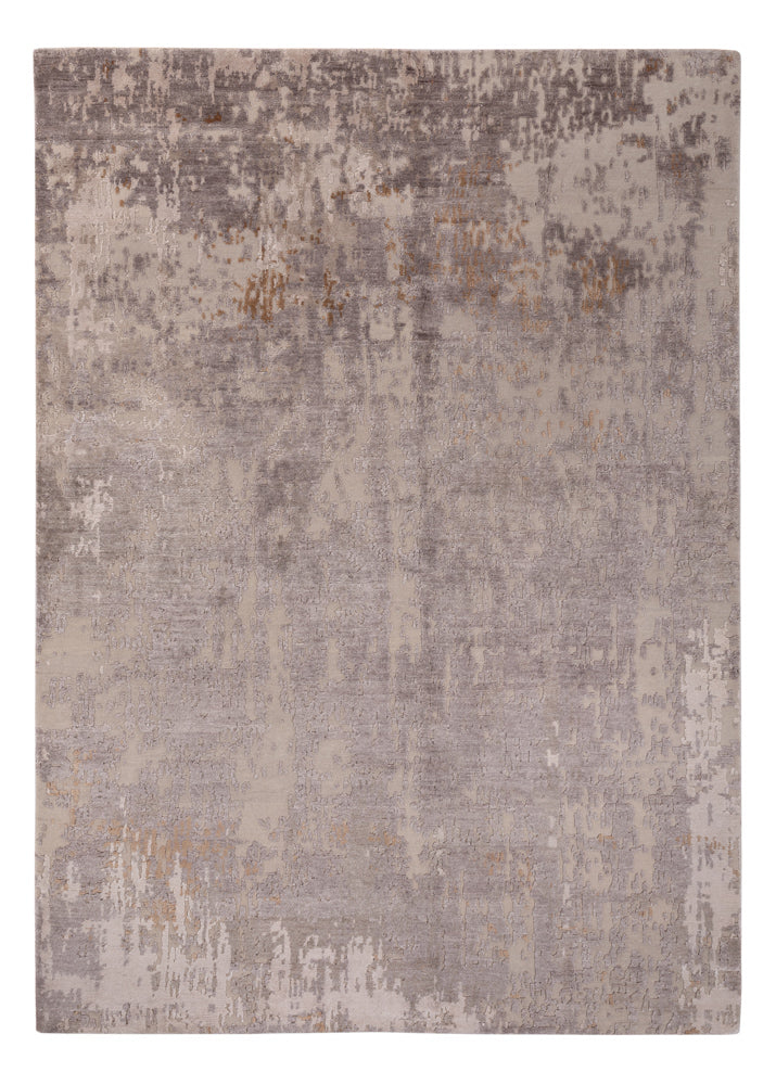 Designer Teppich - 242 x 173 cm - silber